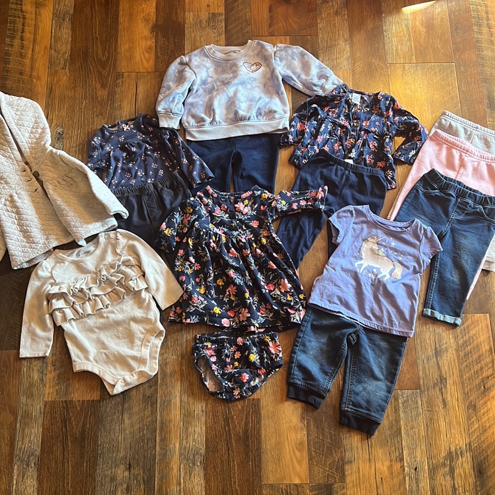 12 month baby girl lot